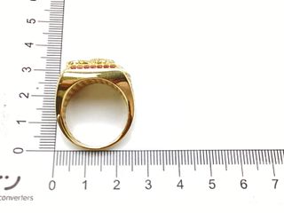 anillo oro 18k con piedra con diamante