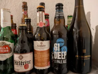 Colección Botellas Cerveza Vacías