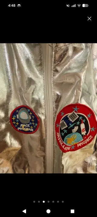 Disfraz Astronauta Plateado