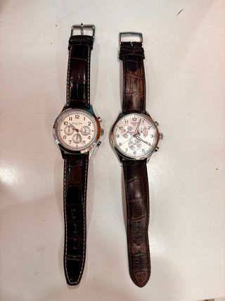 Relojes Tissot y Massimo Dutti Marrones