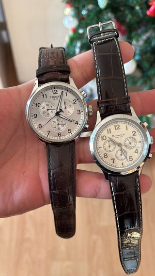 Relojes Tissot y Massimo Dutti Marrones