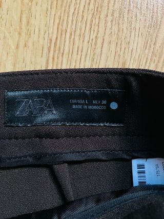 Pantalón Zara marron