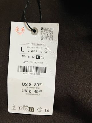 Pantalón Zara marron