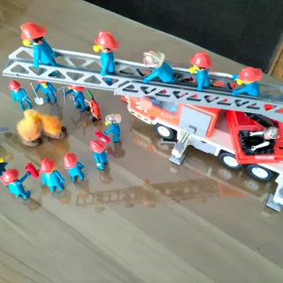Camión Bomberos Playmobil Escalera