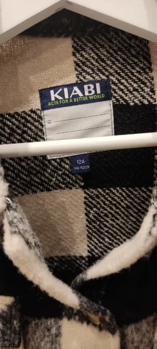 Chaqueta cuadros niña