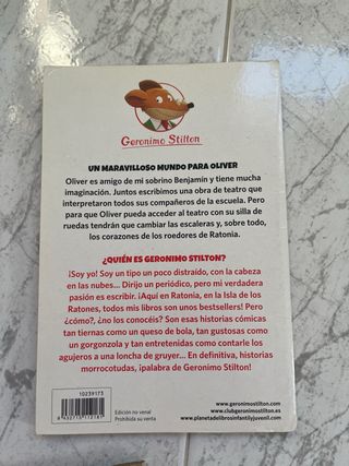 Un maravilloso mundo para Oliver Gerónimo Stilton