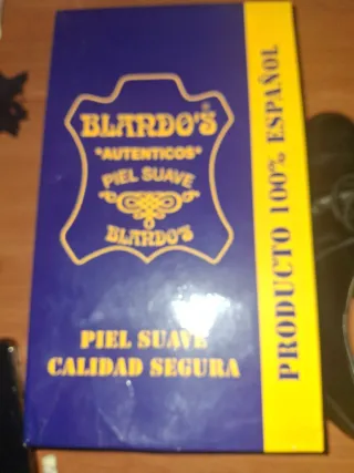 Zapatos de piel BLARDO'S negros talla 44