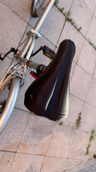 Bicicleta plegable gris