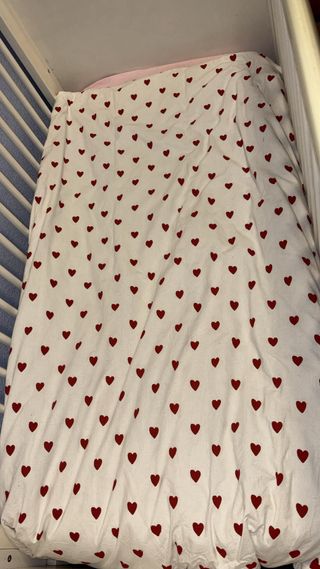 Cuna blanca con colchón