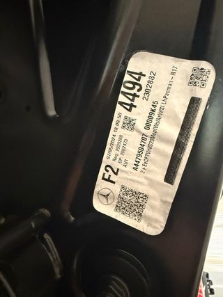 Banco 2+1 Mercedes Vito/Clase V W447