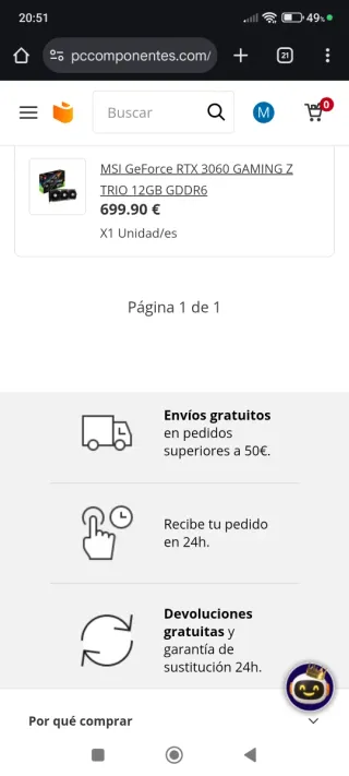 MSI Gaming PC Componentes
