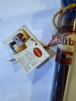 Set incenso al pino nuovo + supporto in ceramica.