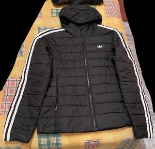 Chaqueta Adidas Negra con Rayas Blancas