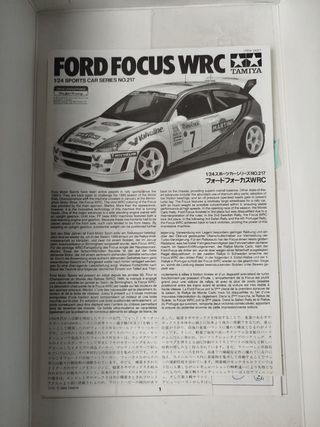 Ford Focus WRC Tamiya 1/24