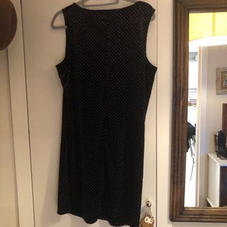 Vestido negro con brillos