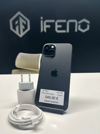 iPhone 15 Plus Negro 128GB – Garantía 2 Años