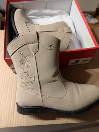 Botas camperas niña/mujer beige