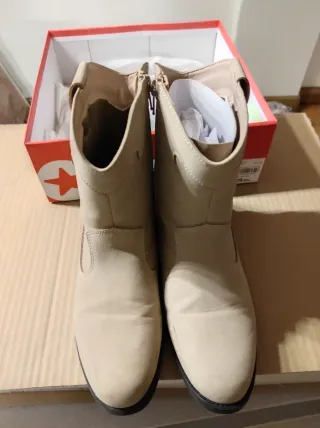 Botas camperas niña/mujer beige