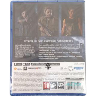 THE LAST OF US PART II REMASTERED SONY PS5