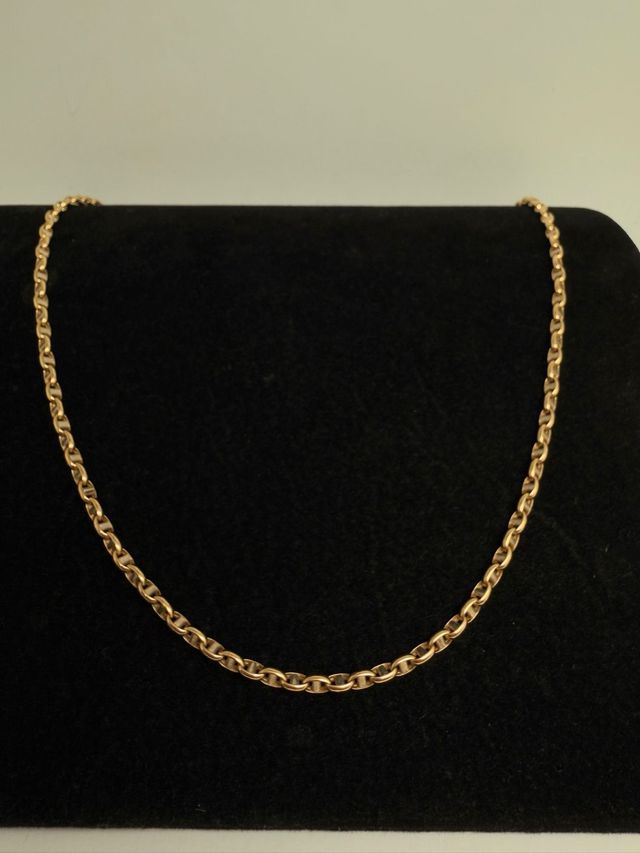 Cadena Doble Barra 60cm Oro 10.10gr