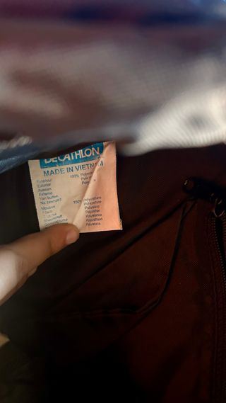 Mochila Quechua Beige y azul