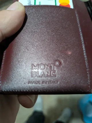 Cartera Montblanc Burdeos Piel