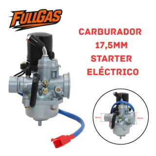CARBURADOR CON STARTER ELÉCTRICO 17,5MM