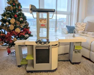 Cocinita Smoby Loft Plegable con muchos accesorios