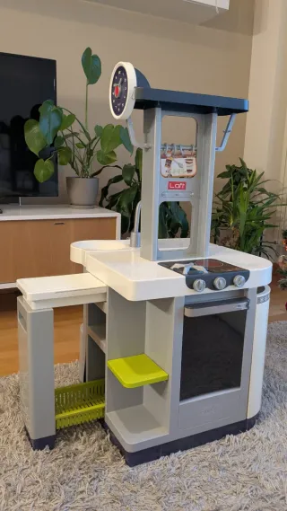 Cocinita Smoby Loft Plegable con muchos accesorios