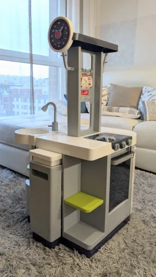 Cocinita Smoby Loft Plegable con muchos accesorios