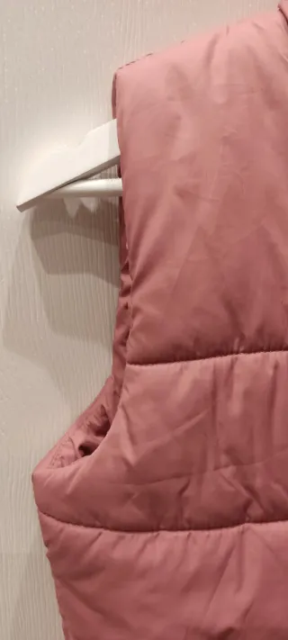 Chaleco acolchado niña rosa