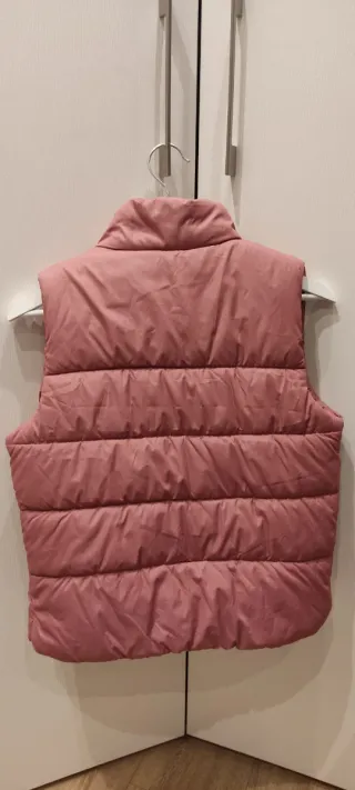 Chaleco acolchado niña rosa