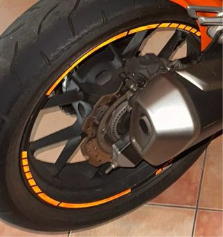 Pegatinas reflectantes naranjas