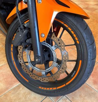 Pegatinas reflectantes naranjas