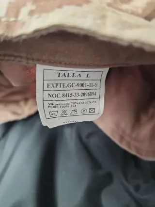 Camiseta Táctica Combate Arido Pixelado Talla L