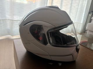 Casco Modular Moto Blanco