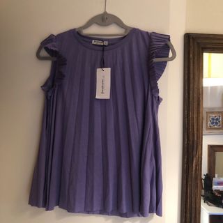 Camiseta Stradivarius Morada Talla S