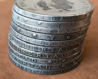 Lote C. 10 Réplicas 5 Pesetas *no plata