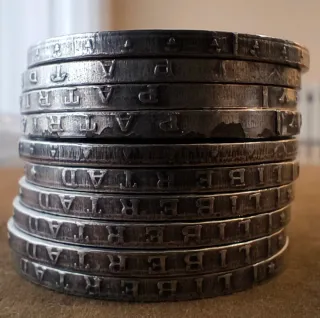 Lote C. 10 Réplicas 5 Pesetas *no plata