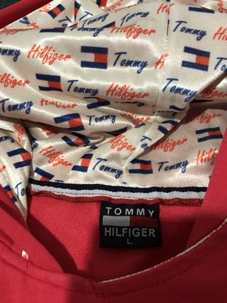 Sudadera Tommy Hilfiger Roja con Capucha