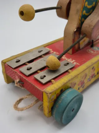 Oso Musical Fisher Price Juguete Antiguo