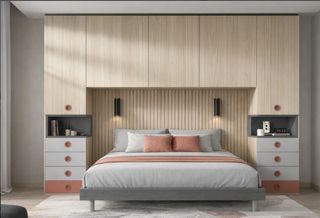 DORMITORIO CON ARMARIO PUENTE MATRIMONIO RMB150