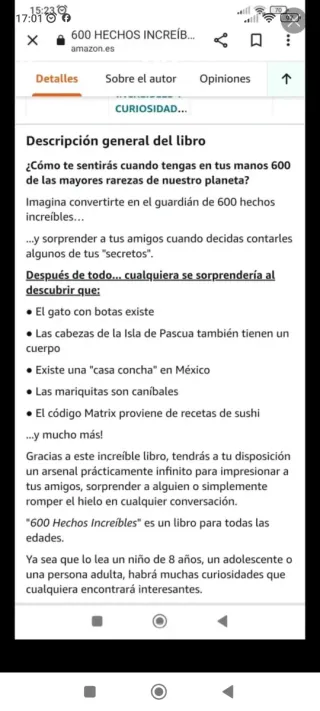 600 Hechos Increíbles Para Mentes Curiosas