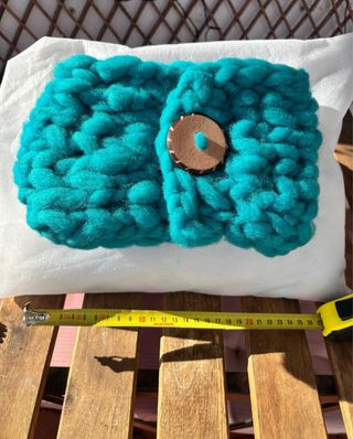 Bufanda artesanal original tejida a mano en Chile