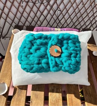 Bufanda artesanal original tejida a mano en Chile