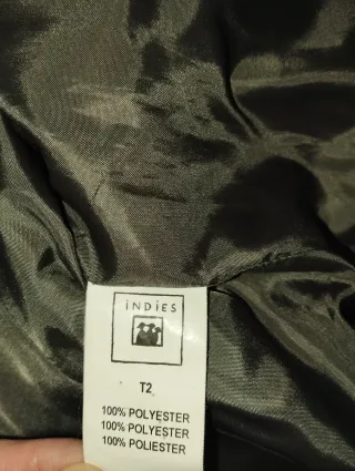 Plumífero Indies gris talla M