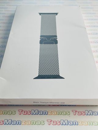 Milanese Loop Titanio Negro S