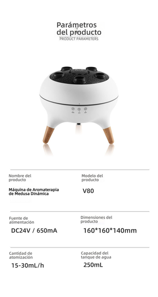 Difusor Medusa Dinámica con Ritmo Musical