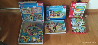 10 Puzzles Patrulla Canina y otros infantiles