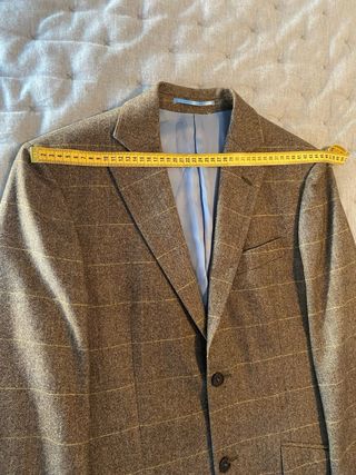 Americana Hackett Marrón Cuadros 38R UK / 48R UE